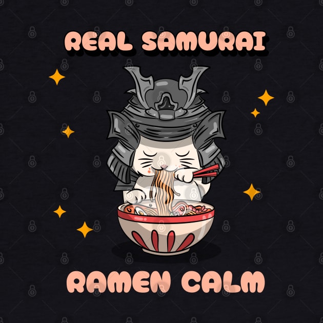 Real Samurai Ramen Calm by Whimsical Bliss 